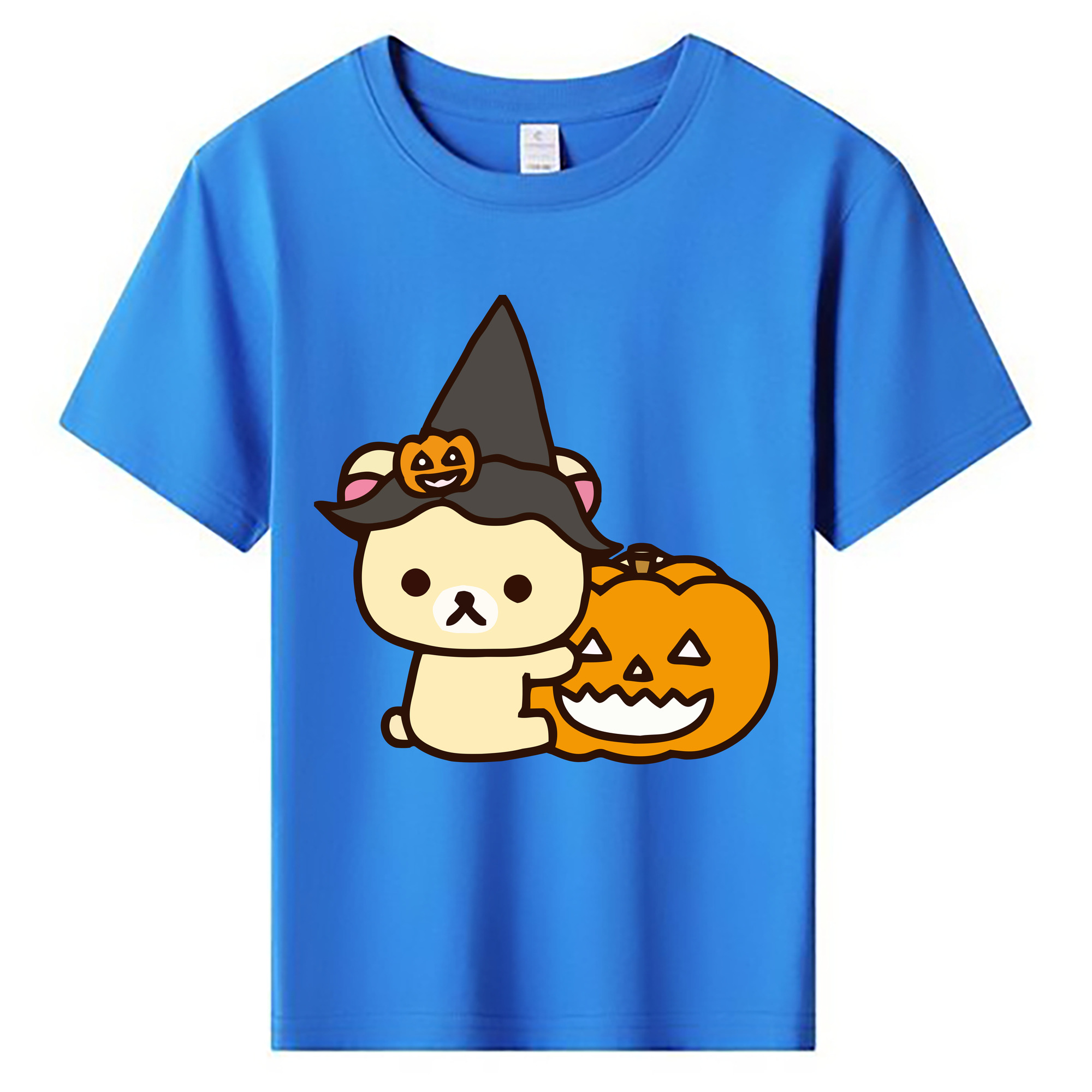 （画像用） リラックマ リラックマ キイロイトリ Rilakkuma Korilakkuma Kiiroitori 綿100％キッズTシャツ（フロントプリント）
